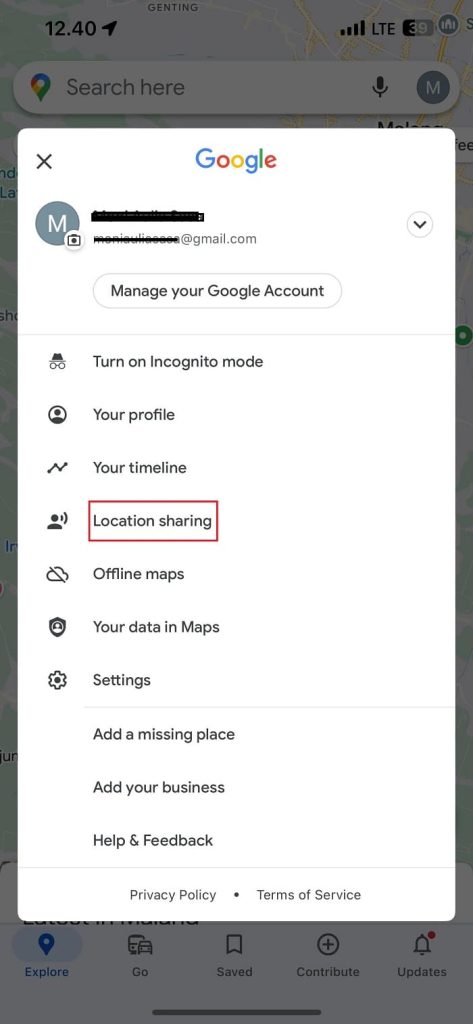 Cara share lokasi google maps ke whatsapp (2)
